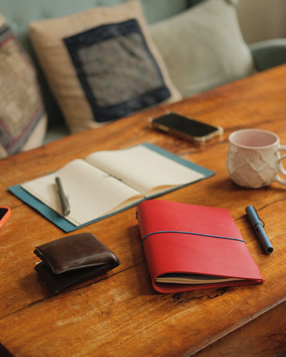 The Leather Folio in A5 (Bifold)