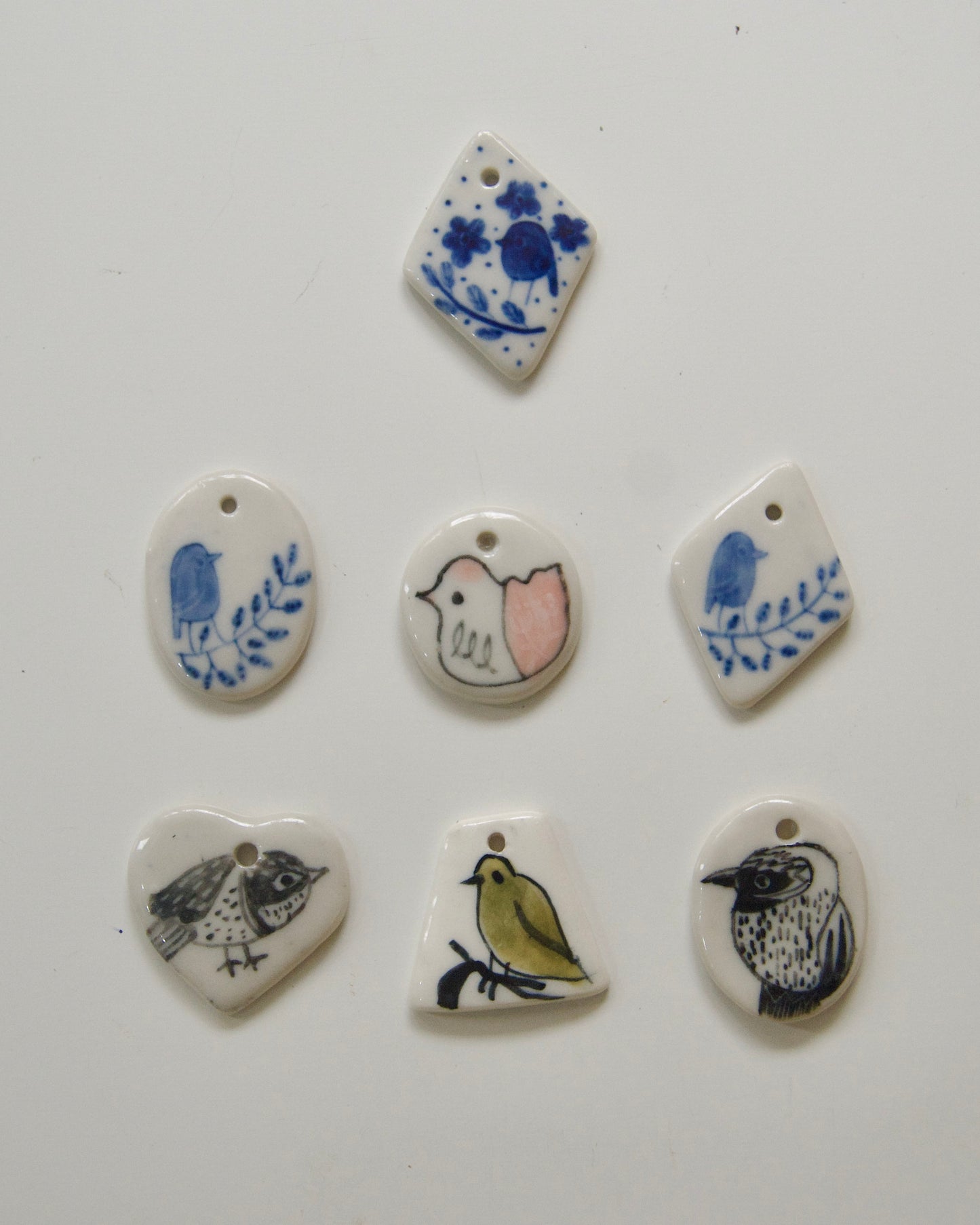 Handmade Ceramic Charms [Ornith]
