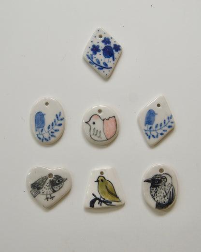 Handmade Ceramic Charms [Ornith]